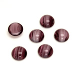 Glass Medium Dome Cabochon - Round 09MM PORPHYR AMETHYST