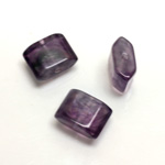 Plastic  Bead - Mixed Color Smooth Rectangle 15x11MM LIGHT AMETHYST SILK