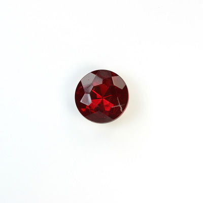Glass Point Back Tin Table Cut (TTC) Foiled - Round 48SS RUBY