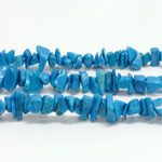 Gemstone Bead - Chip Baroque HOWLITE-DYED TURQUOISE