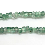 Plastic  Bead - Mixed Color Irregular Chip LIGHT GREEN SILK