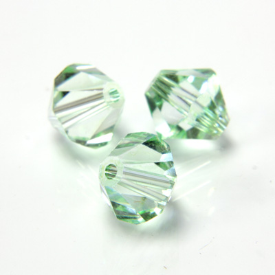Preciosa Crystal Bead - Bicone 04MM LT GREEN