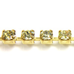 Preciosa Crystal Rhinestone Cup Chain - SS18 JONQUIL-RAW