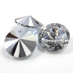 Preciosa Crystal Pendant - Rivoli 14MM COMET ARGENT LIGHT HALF