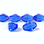 Czech Pressed Glass Bead - Lantern 16x13MM SAPPHIRE