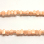 Plastic Bead - Opaque Color Irregular Chip APRICOT