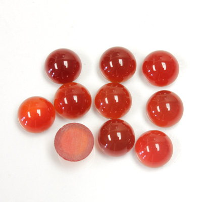 Gemstone Cabochon - Round 08MM CORNELIAN