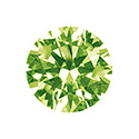 Preciosa Cubic Zirconia Round STAR - Brilliant Cut 3.00MM PERIDOT
