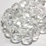 Chinese Cut Crystal Bead - Round Disc Side Drilled 06MM CRYSTAL