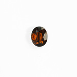 Glass Point Back Foiled Tin Table Cut (TTC) Stone - Oval 06x4MM SMOKE TOPAZ