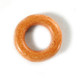 Plastic Bead - Smooth Round Ring 30MM INDOCHINE LIGHT BROWN