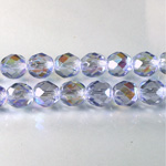 Czech Glass Fire Polish Bead - Round 08MM LILAC AB 45117