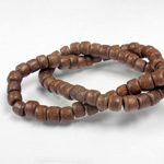 Wood Bead - Pukalet 04x5MM DYED ROBLES COLOR LACQUERED