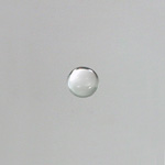Czech Glass Medium Dome Transparent Cabochon - Round 04MM CRYSTAL Unfoiled