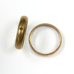 Brass Bead Frames - Rings Side Drilled 2-Holes 12MM