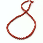 Gemstone Bead - Smooth Round 04MM RED JASPER