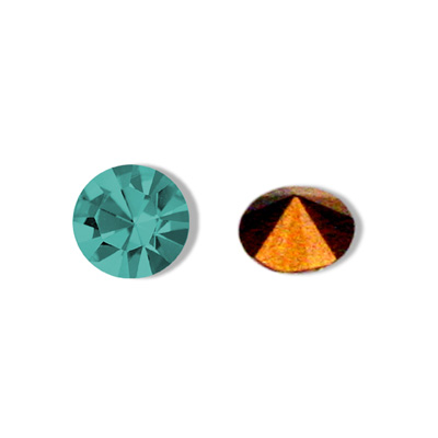 Swarovski Crystal Point Back Foiled Chaton - PP30 EMERALD