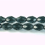 Czech Glass Fire Polish Bead - Oval 11x8MM MONTANA