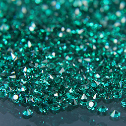 Preciosa Crystal Point Back MAXIMA PURE MC Chaton PP09 Unfoiled EMERALD