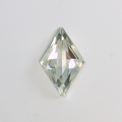 Glass Flat Back Foiled Rauten Rose - Diamond 26x16MM CRYSTAL