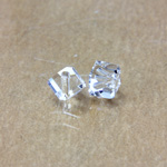 Preciosa Crystal Bead Diagonal Hole - Square 04MM CRYSTAL