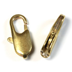 Brass Lobster Claw Clasp - Parrot Flat 25x9.5MM