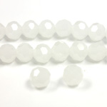 Chinese Cut Crystal Bead 32 Facet - Round 06MM ALABASTER