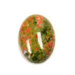 Gemstone Cabochon - Oval 30x22MM EPIDOTE