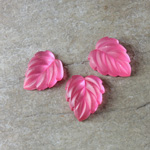 Preciosa Glass Flat Back Leaf 12MM MATTE ROSE Foiled