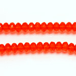 Czech Glass Fire Polish Bead - Rondelle Donut 05x3MM HYACINTH