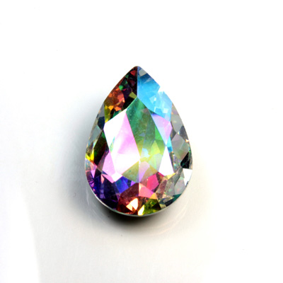 Cut Crystal Point Back Fancy Stone Foiled - Pear 30x20MM CRYSTAL AB