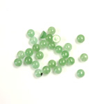 Gemstone Flat Back Cabochon - Round 03MM QUARTZ DYED #23 TAIWAN JADE