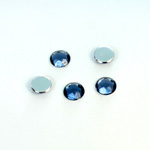 Plastic Flat Back Foiled Rose Cut Rhinestone - Round 07MM MONTANA