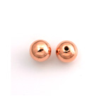 Metalized Plastic Smooth Bead - Round 10MM COPPER