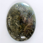 Gemstone Cabochon - Oval 40x30MM PYRITE