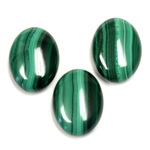 Gemstone Cabochon - Oval 20x15MM MALACHITE