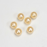 Plastic Pearl Bead - Round 08MM CREME