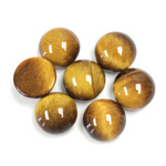 Gemstone Cabochon - Round 11MM TIGEREYE