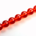 Czech Pressed Glass Bead - Smooth Round 10MM HYACINTH