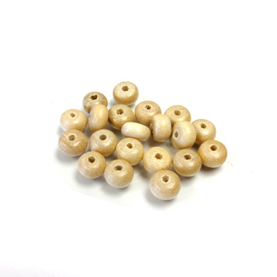 Wood Bead - Smooth Round 06MM NATURAL