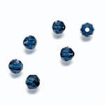 Plastic Bead - Transparent Faceted Round 06MM MONTANA