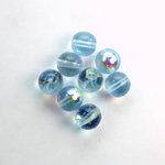 Czech Pressed Glass Bead - Smooth Round 08MM ALEXANDRITE AB