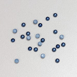 Glass Medium Dome Cabochon Pearl Spray Finish - Round 03MM NAVY BLUE