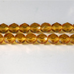 Czech Glass Fire Polish Bead - Round 07MM TOPAZ