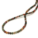 Gemstone Bead - Smooth Round 04MM FANCY JASPER