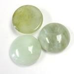 Gemstone Cabochon - Round 18MM JADE LT GREEN