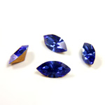 Preciosa Crystal Point Back Fancy Stone - Navette 08x4MM SAPPHIRE