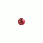 Glass Medium Dome Lampwork Cabochon - Round 07MM SWIRL RED (02958)