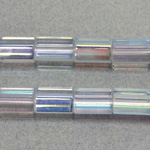 Czech Glass Fire Polished Bead - Atlas 12x8MM CRYSTAL AB