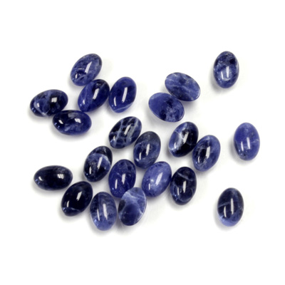 Gemstone Cabochon - Oval 06x4MM SODALITE